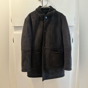 RALPH LAUREN black shearli jacket size 38S